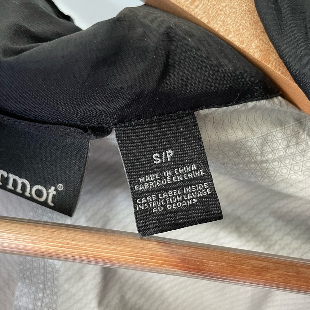 Marmot Black Rain Coat.